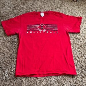 Port and Company Red Volleyball Tee